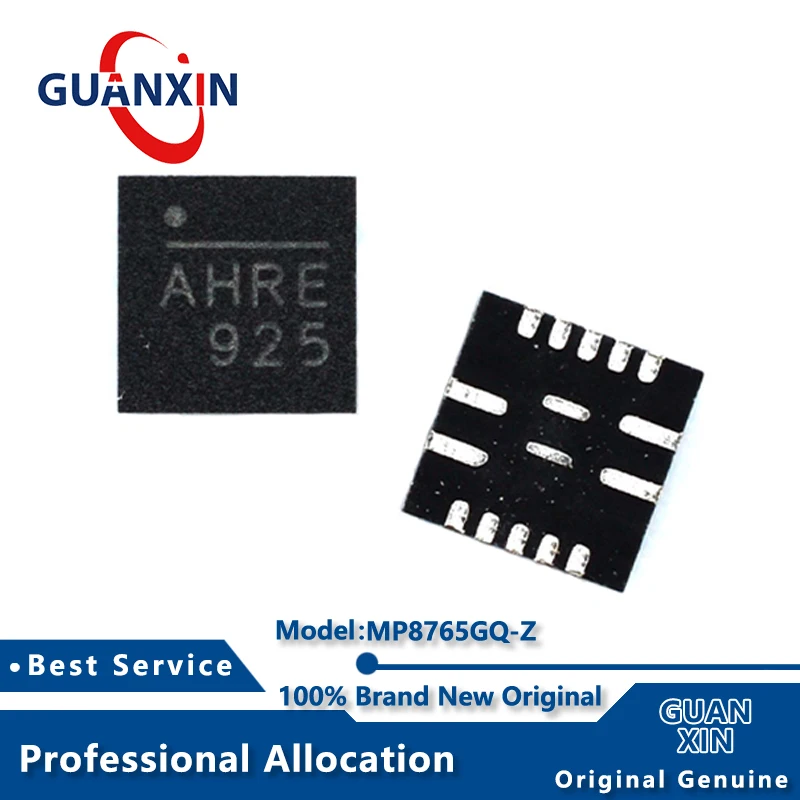 100% New  MP8765GQ-Z MP8765GQ-P MP8765GQ QFN-16 Marking AHR* MP8765