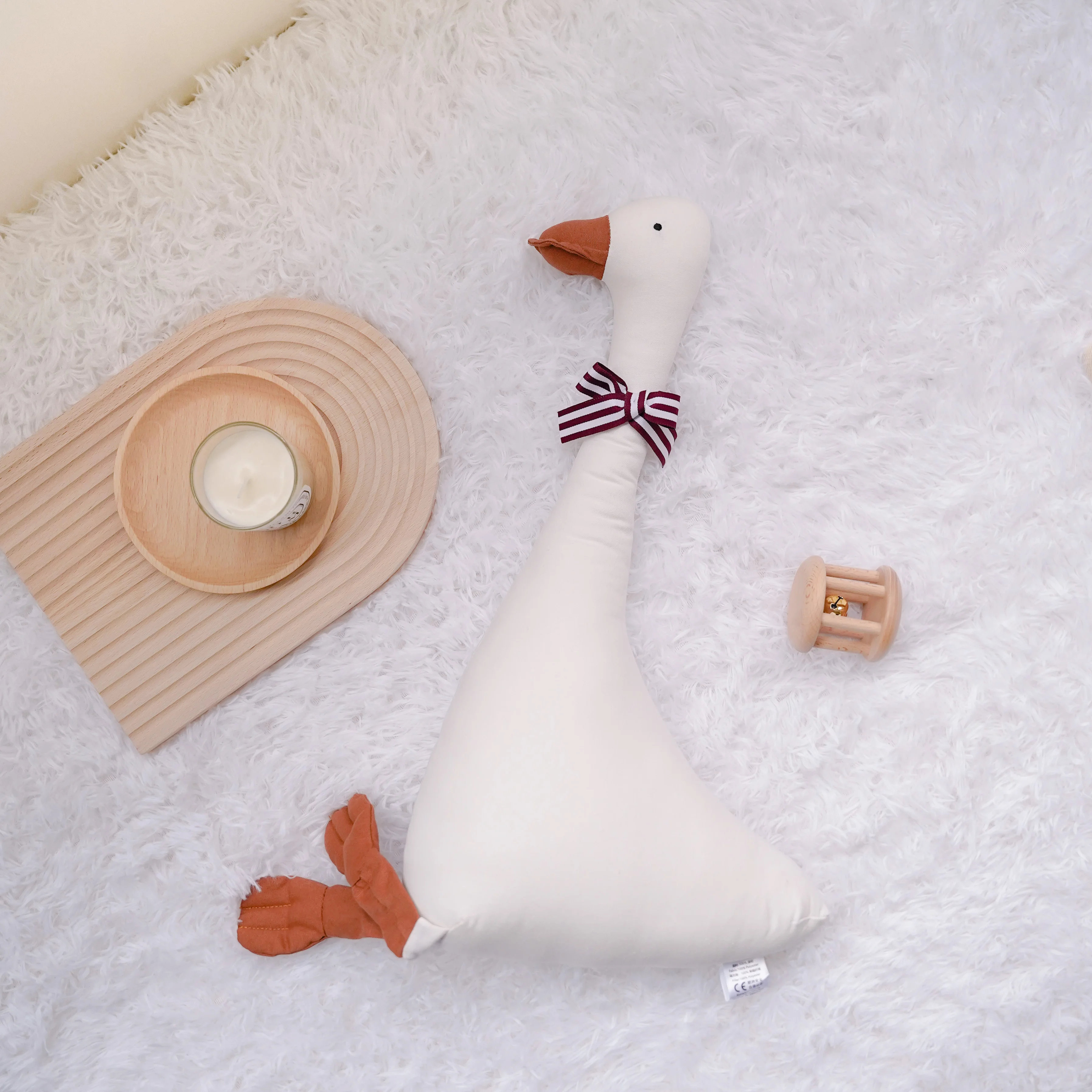 Big White Goose Doll Toy Baby Soothing Doll Duck Birthday Gift Baby Child Sleeping Pillow