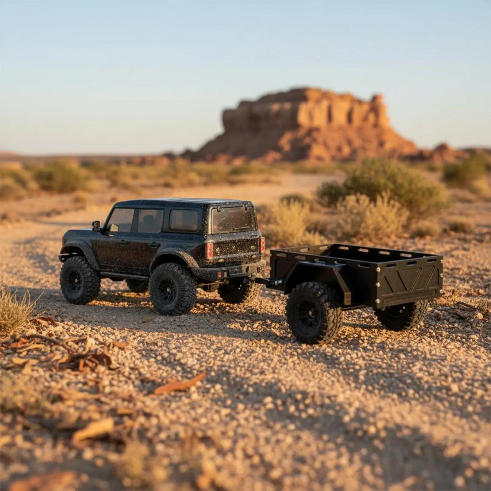 RC Multipurpose Trailer, Damage-Free Installation, Towing Trailer In