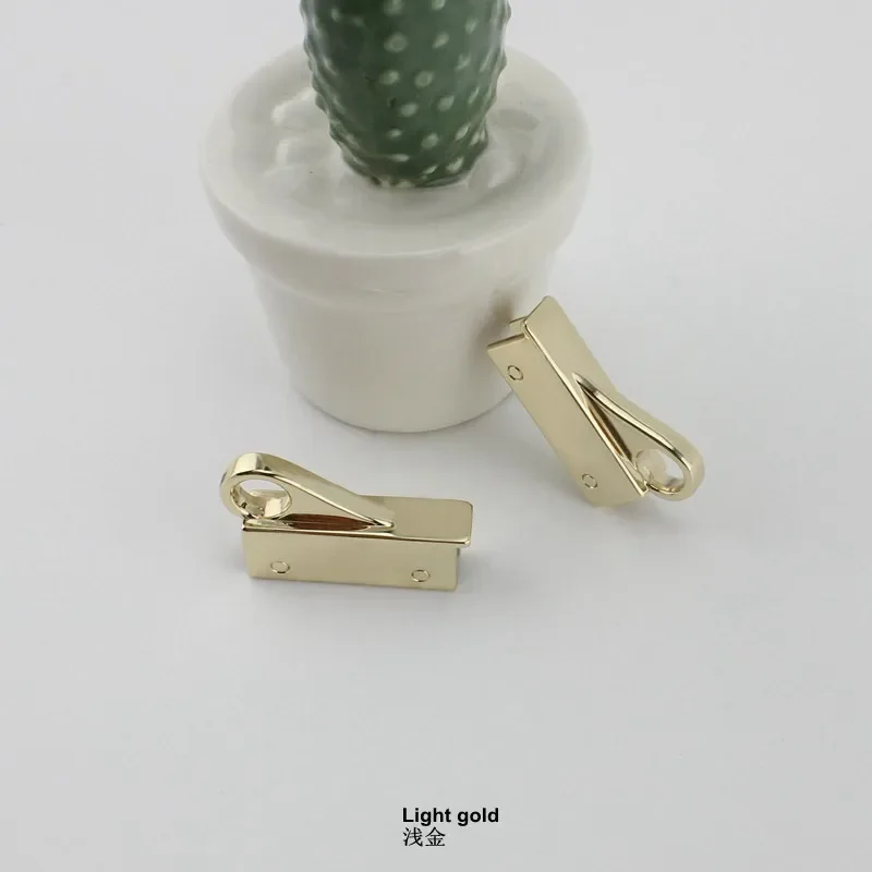 5-20pairs 5 colors DIY hardware accessories luggage on both sides of the screw D buckle bag of the package chain metal edge clip