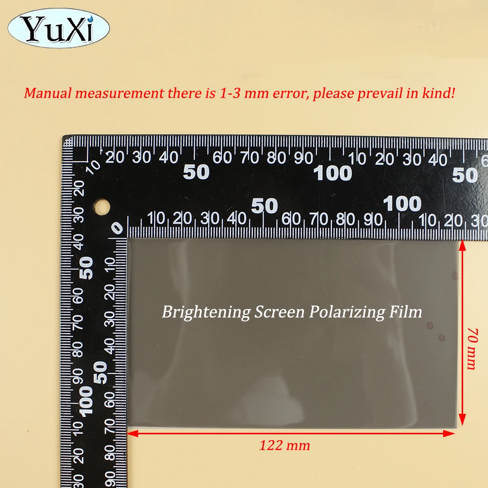 1 takım polarize filtre Film levhası GBC için LCD ekran Lens için yngameboy cam renkler polarize arka aydınlatmalı ekran değiştirmek bölüm kiti