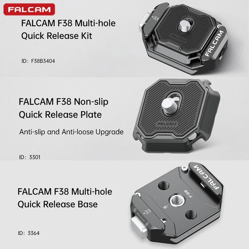 

FALCAM F38 3364 Universal DSLR Camera Gimbal Arca Swiss Quick Release Plate Clamp Quick Switch Tripod Slider Mount Adapter