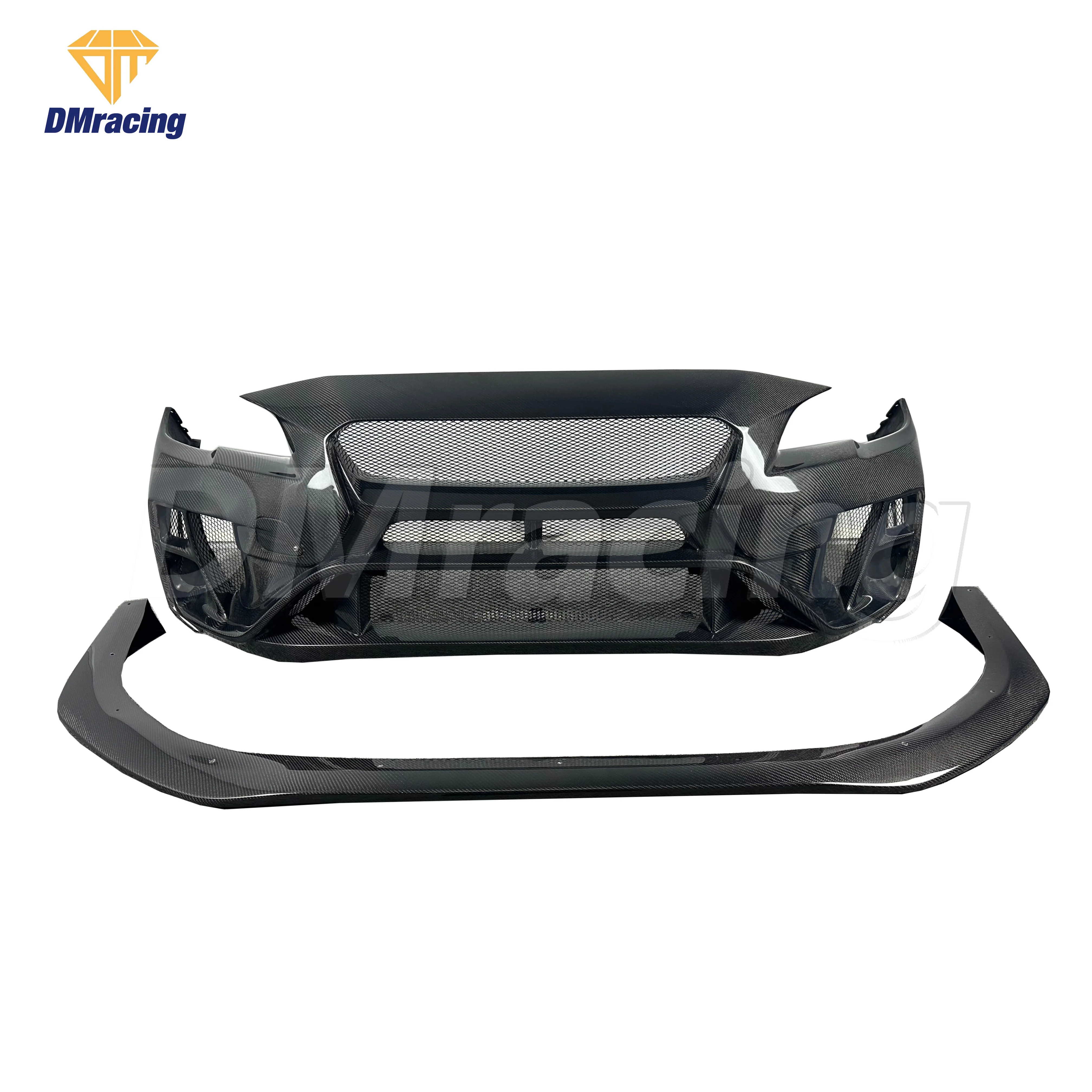 

Vari Vrs Style Full Carbon Fiber Front Bumper With Lip for Subaru Impreza 11 Vab Vaf Wrx Sti
