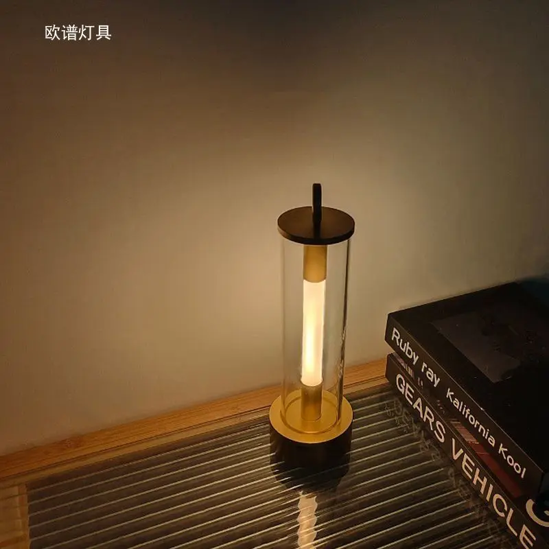 

Bar counter desktop ambient light portable desk lamp charging touch dimming color small night light