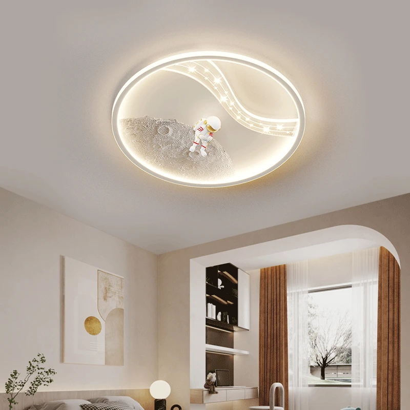 Imagem -04 - Luz de Teto Criativa para Crianças Lâmpada de Quarto Moderna Minimalista Iluminação Interior Decoração de Casa Menino e Menina