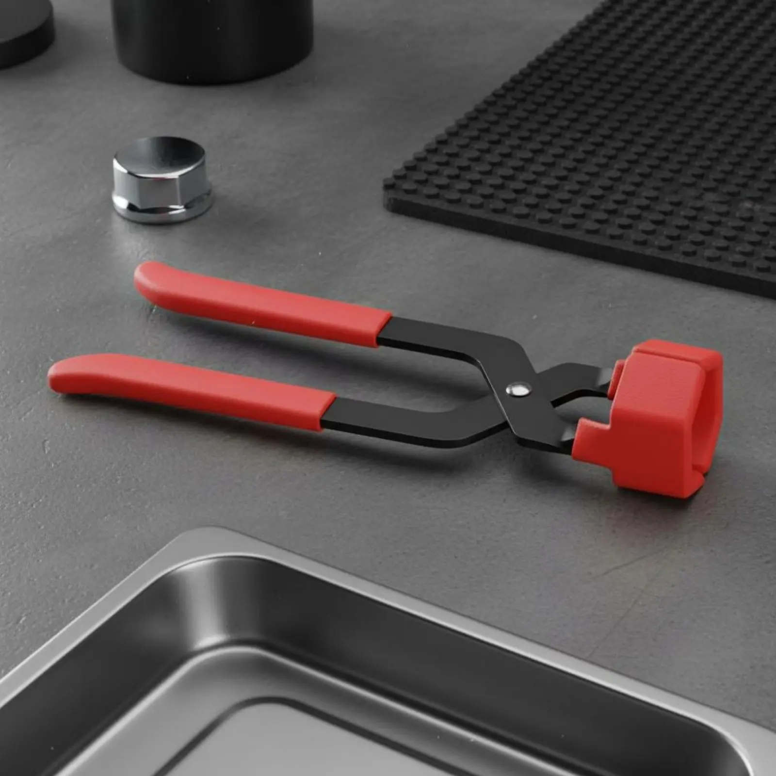 Wheel Lug Nut Cap Plier Non-Scratch Wheel Nut Cap Pliers Auto Repair Tool Easy Pull Accurate Fit for Mechanics
