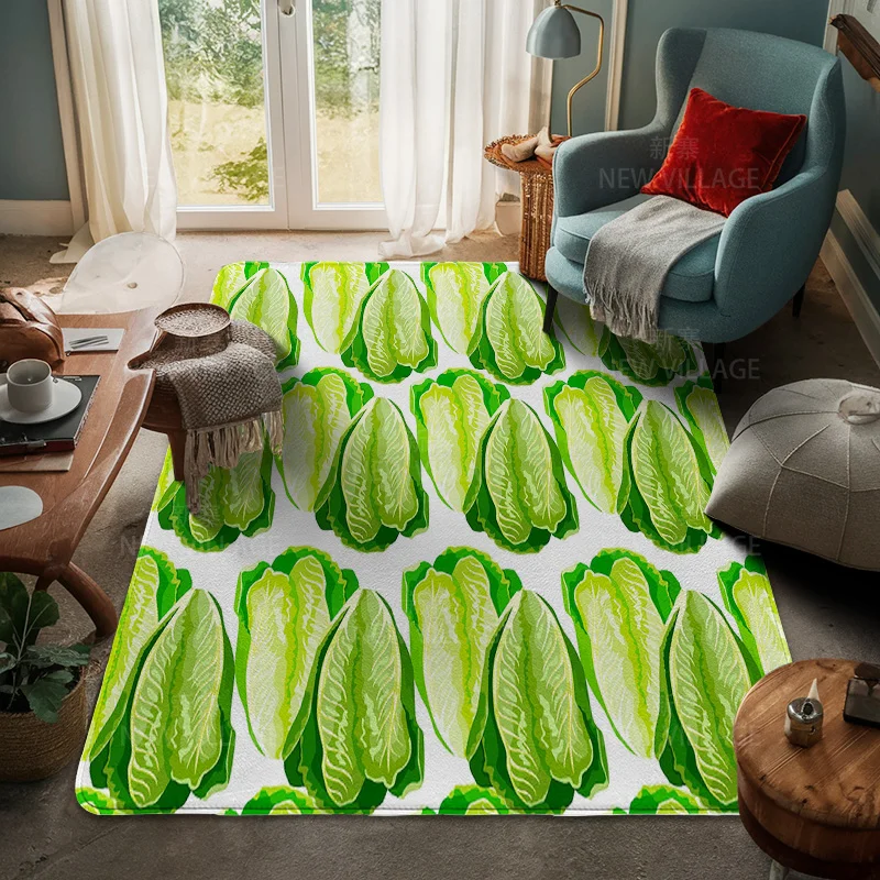 House entrance carpet Home door mat Living Room Bath Foot bathroom non-slip water absorption rugs bath green plant leaf decor