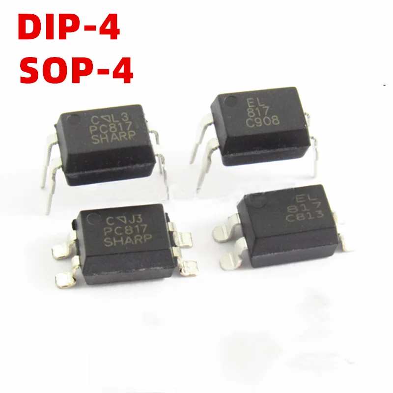 20PCS Optocoupler PC817 PC817C FL817C PC817B 817 EL817 817C DIP-4 EL817C LTV816C EL817D PC817D LTV-817D