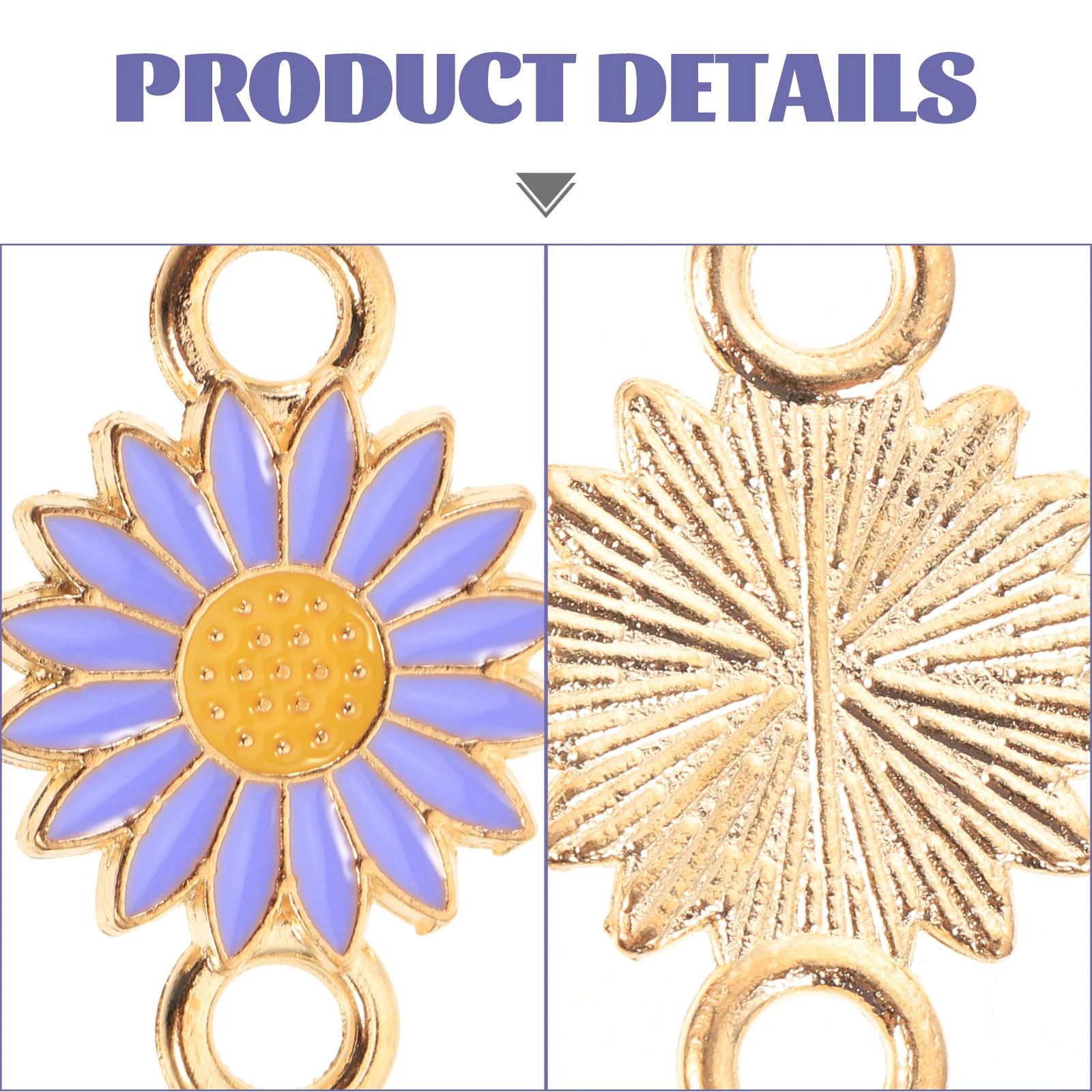 

20Pcs Flower Design Alloy Charms DIY Jewelry Findings Pendants for Necklace Bracelet Handcraft Accessories Craft Ornament