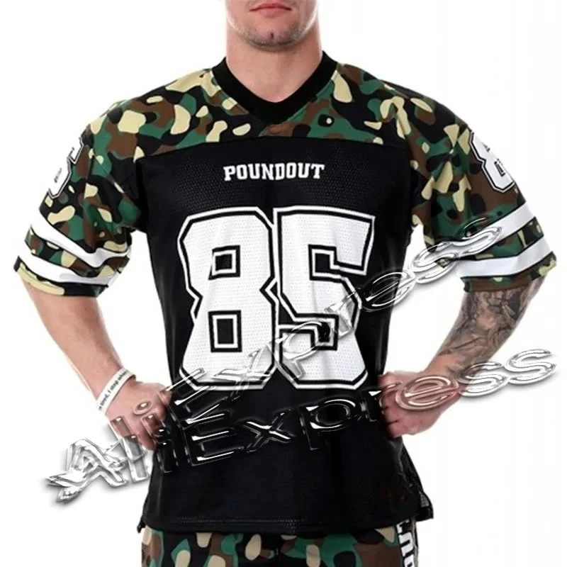 تي شيرت رجالي قصير الأكمام سريع الجفاف كاجوال لكمال الأجسام واللياقة البدنية وصالة الألعاب الرياضية وكرة السلة بتصميم مطبوع مرن متاح