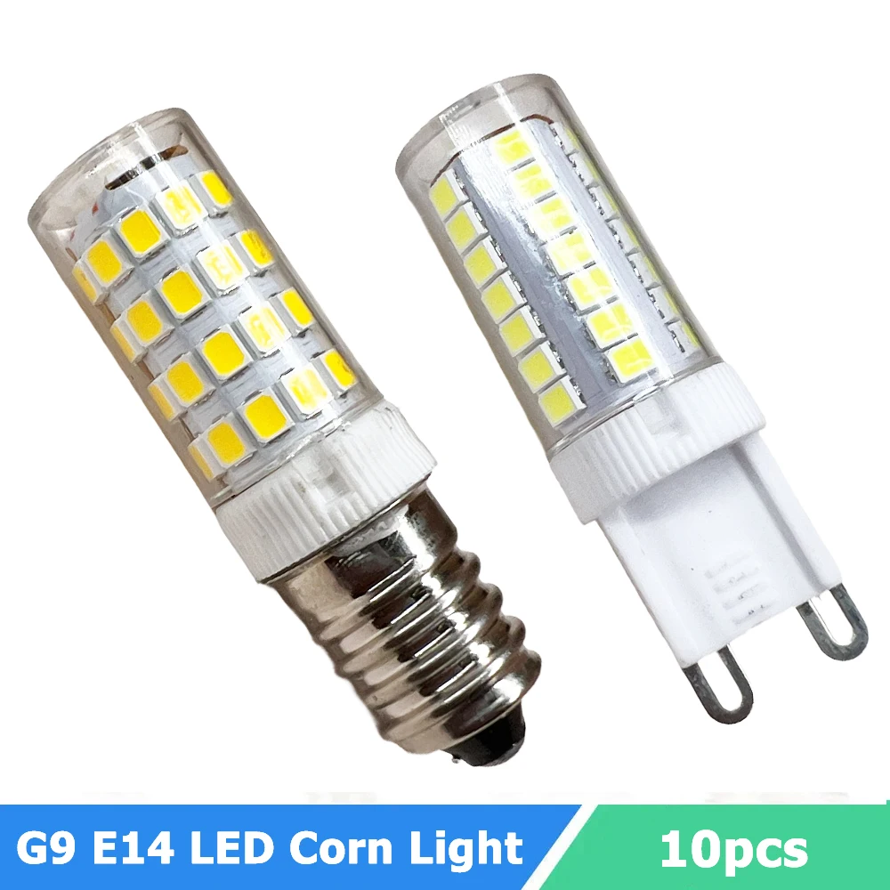 

10pcs G9 E14 Mini LED Corn Bulbs 7W 9W 12W 15W 18W 220V LED Light Electric Lamp Replace Halogen Lamp for Home Chandelier Light