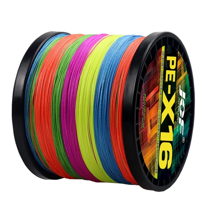 Imagem -02 - Strands Trançado Fishing Line Weave Água Salgada Equipamento de Pesca Multifilament Cord 1000m 25200lb 016080 Milímetros Jof-x16