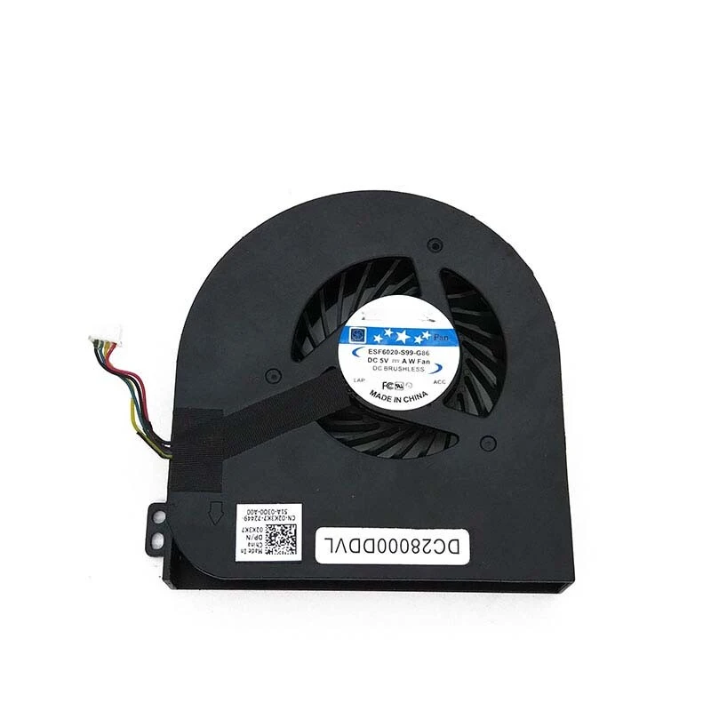 H 02K3K7 FOR Dell M4700 M4800 Radiator Fan DC28000DDVL 02K3K7 2K3K7