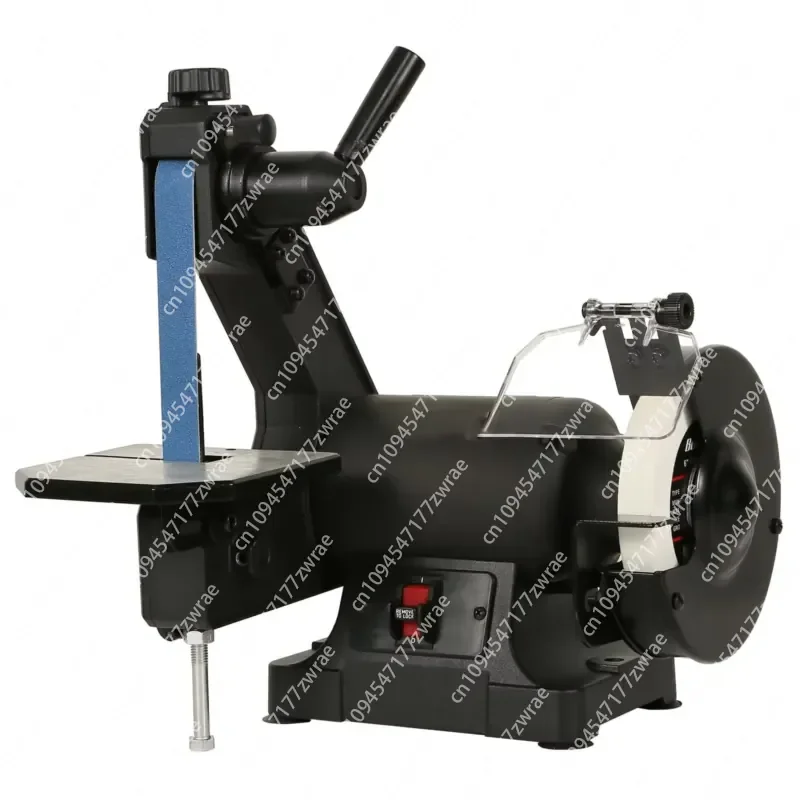 Electric Low Speed Bench Belt Grinder Combo With Fine Grit For Knife Making Sharpening Woodworking Metalworking