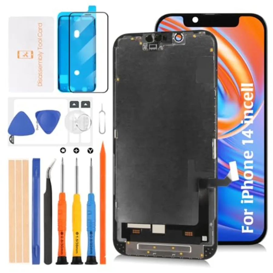 

incell для iPhone 14, сменный сенсорный кабель для ЖК-экрана + аналогичный размер, сенсорный ЖК-дисплей Notch, сенсорный экран с дигитайзером в сборе