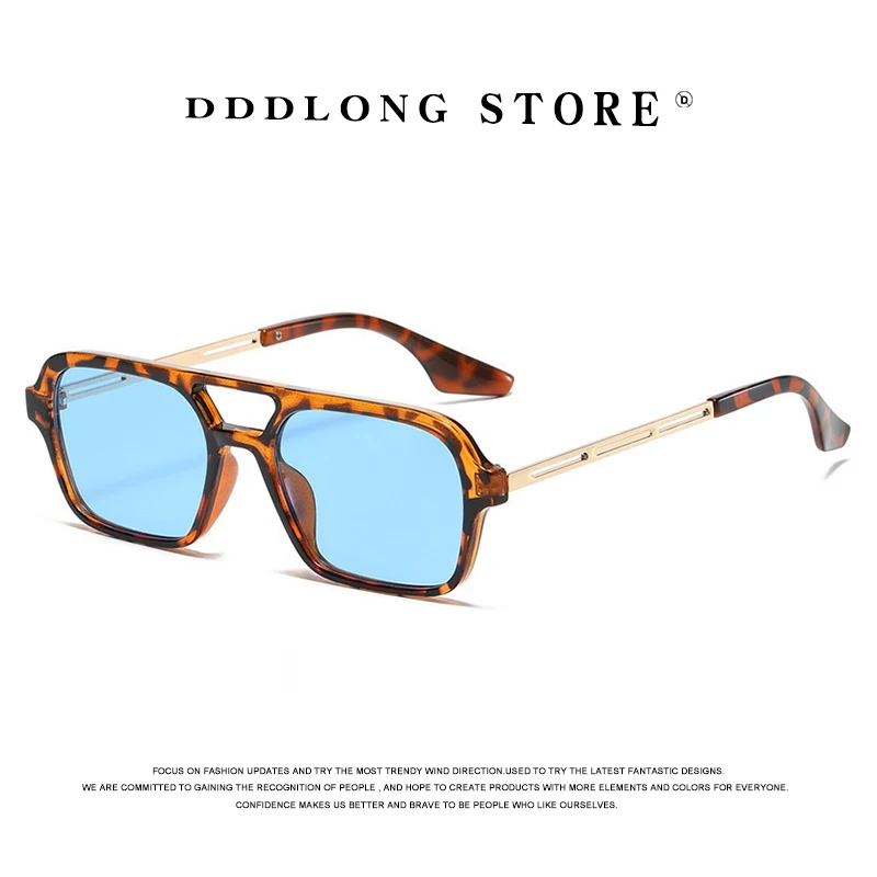 DDDLONG Retro Fashion Punk Sunglasses Women Men Sun Glasses Classic Vintage Goggles UV400 Music Party Outdoor Shades D458