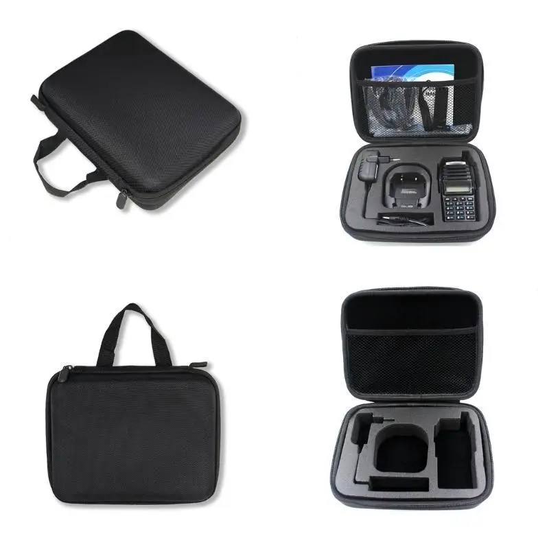 

652F Radio Carrying Case Travel Carrying Bag Reliable Storage Solution Protective Lightweight Organizers Suitable for UV82