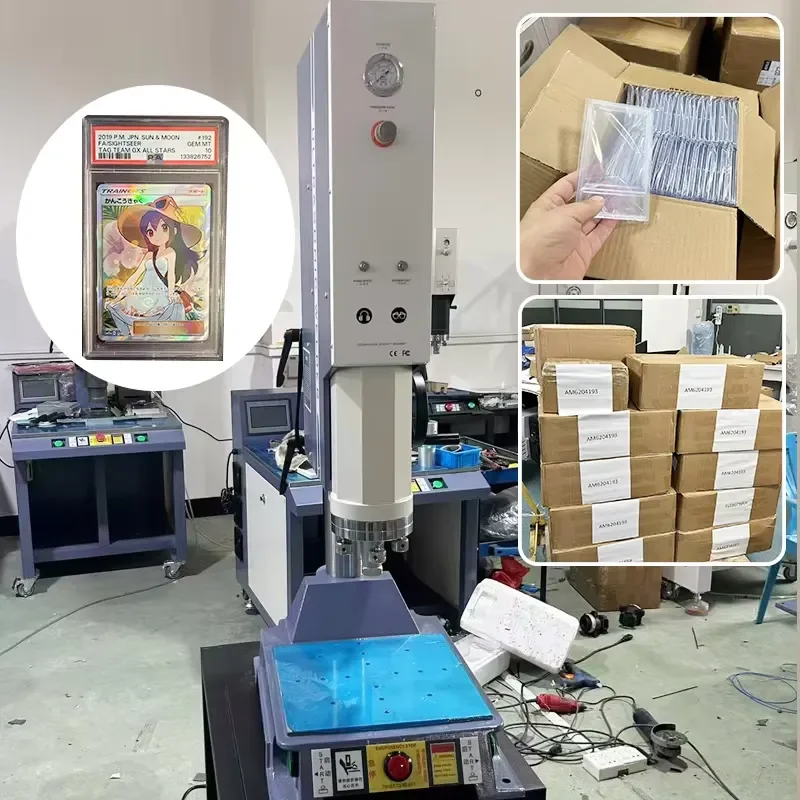 PSA Clear Graded Card Slab Ultrasonic Plastic Welding Machine for Sports Grading Card Acrylic Case Sealing DNA Sonic Welder