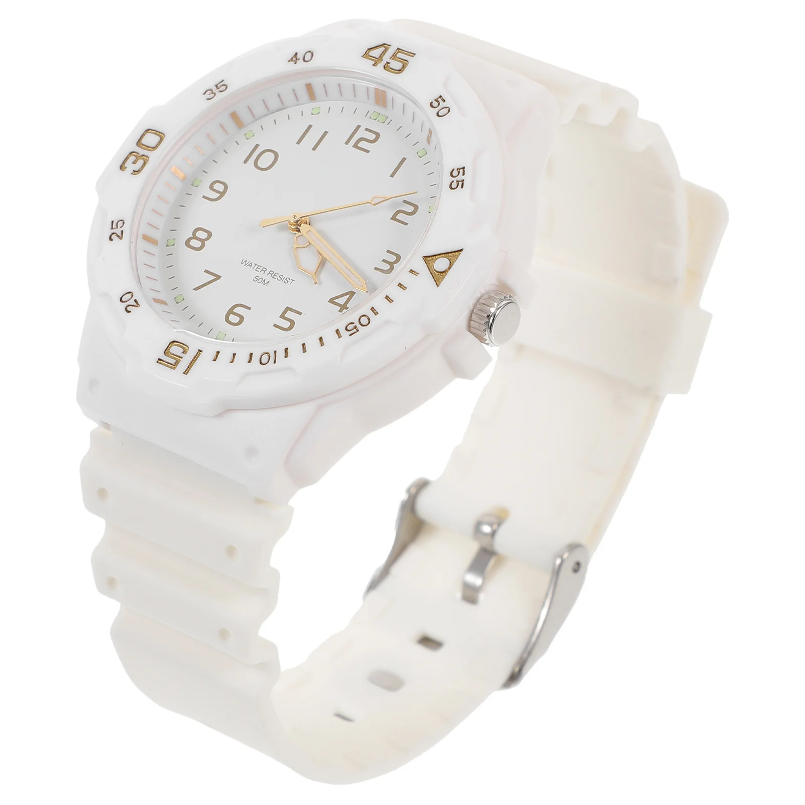 ساعة يد أنيقة مقاومة للماء من السيليكون - مثالية لساعة المعصم هدية ترفيهية للأعمال الداخلية والخارجية