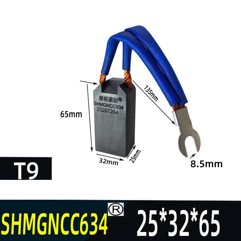 

25,4*38,1*102 мм 1 шт. C634 термогенератор паровой турбинный генератор щетка угольная щетка
