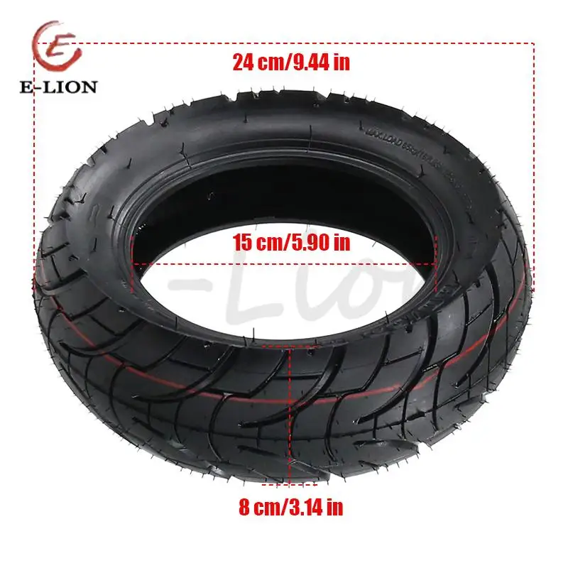 80/65-6 10x3 Inch Off-Road Inner Outer TubelessTire 255x80 Tires Electric Scooter For Speedual Grace 10 Zero 10X Kugoo M4 Pro
