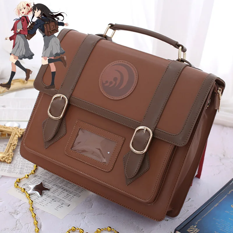 

High quality Lycoris Recoil Messenger Backpack Bags Chisato Nishikigi Inoue Takina Cosplay JK Uniform Handbags Shoulder Bag