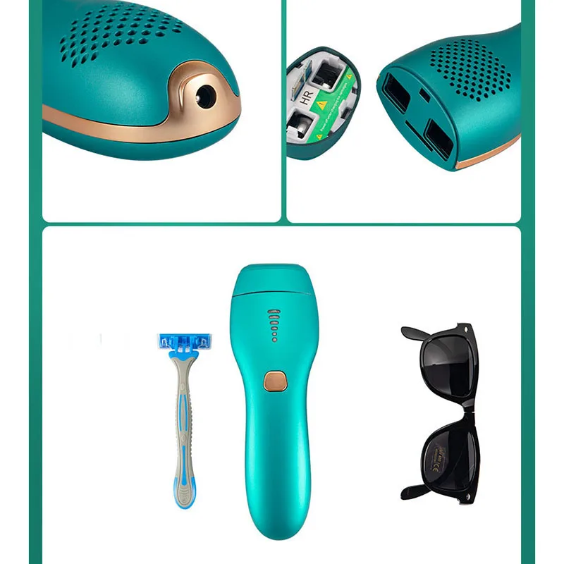ABZA-EU Plug IPL Hair Removal For Women And Men Permanent Painless Hair Removal System 300,000 Flashes Hair Remover Treatment