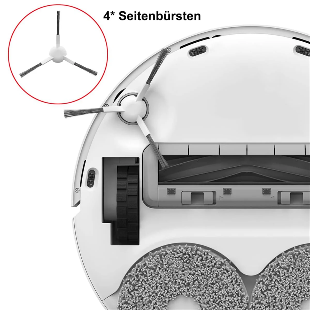 For Dreame L10 Ultra / L10S Ultra Robot Vacuum Cleaner Main Side Brush Hepa Filter Mop Pads Dust Bags Replacement Parts