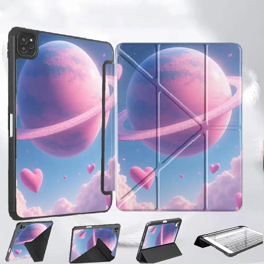 Funda Protectora para Tablet iPad Air 4 5 M3 M2 M4 11 pulgadas Mini 6 7 Pro 2025 Pro 11.ª 10.ª 9.ª 8.ª 7.ª 12.9 pulgadas Color Planet