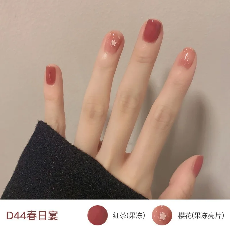 Water-based Nude Icy Pregnant Women Children Nail Polish Twin Star Set No-bake Quick-drying Odorless Nail Polish Full Set Makeup