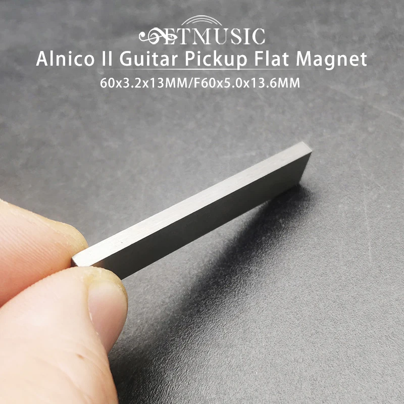 

20Pcs Alnico Ⅱ Electric Guitar Pickup Magnet for Humbucker F60x3.2x13MM/F60x5.0x13MM Flat Pickup Magnet Alnico 2 Silver