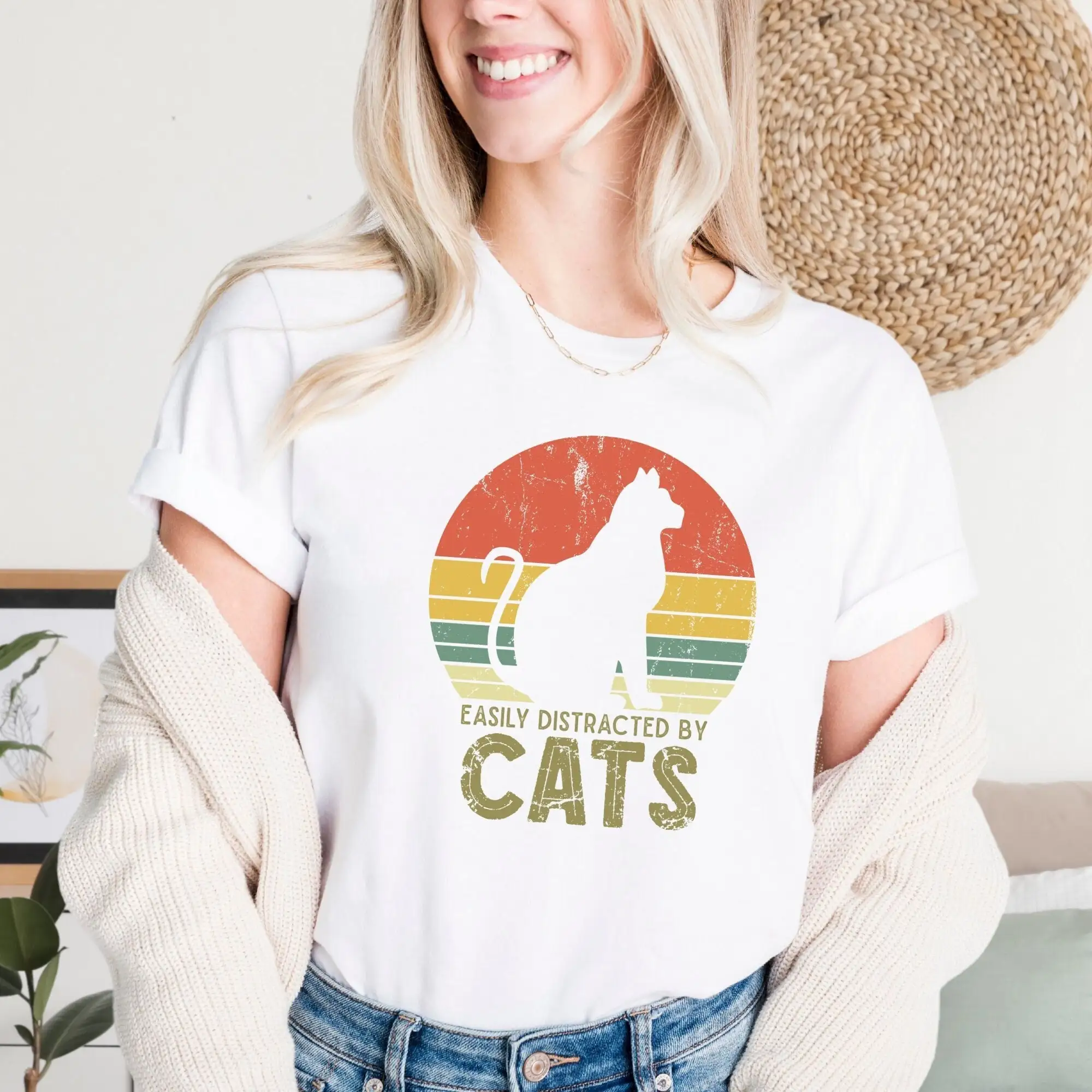 Cats T Shirt Cat Lover Mom Dad Cute Soft Girl Aesthetic Tote Bag