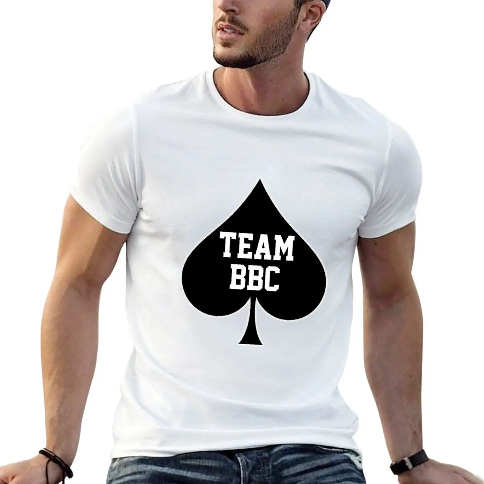 

t Team man t luxury cotton shirt heavy Spades Queen Of shirt T-Shirt man BBC