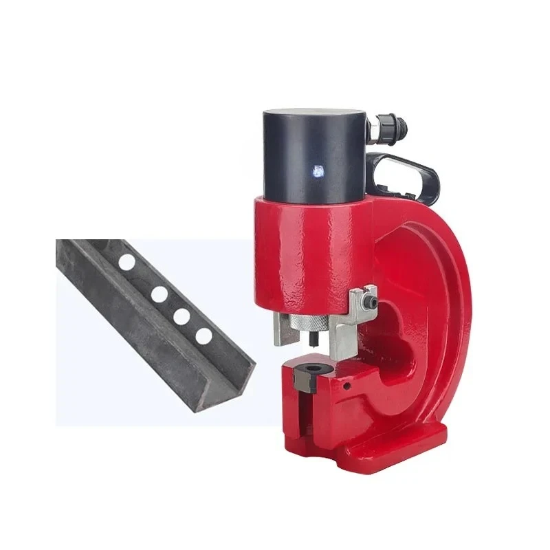 CH-60/60L Hydraulic Punching Machine 95mm 31T Hole Digger Force Puncher Smooth For Iron Copper Bar Aluminum Stainless Steel