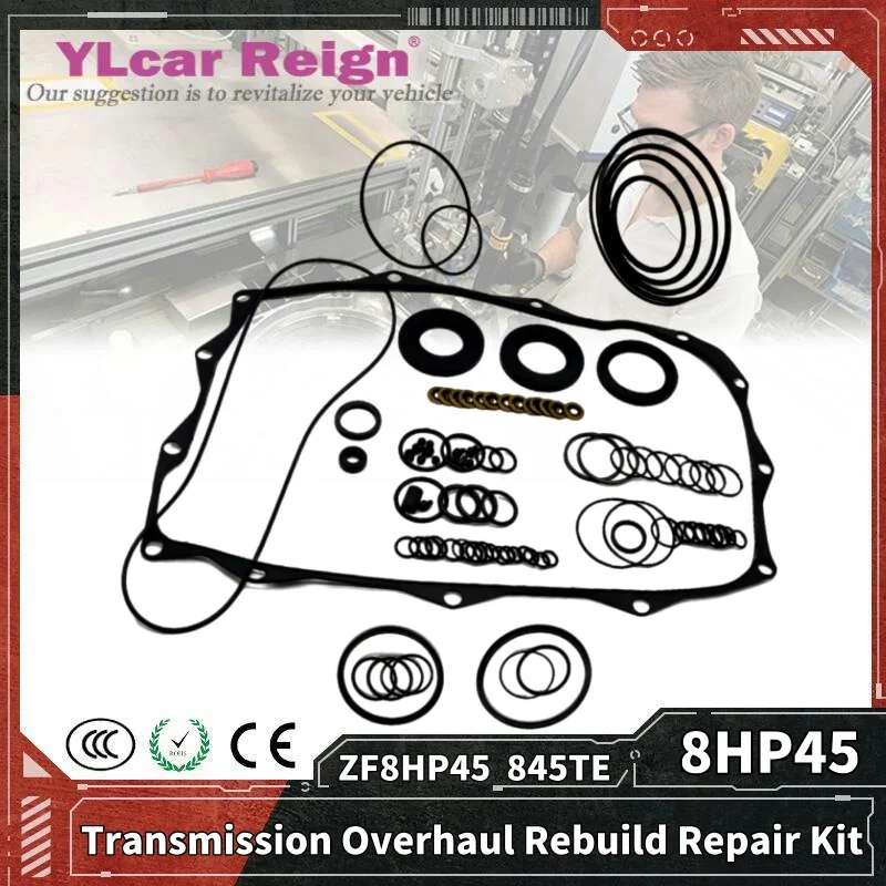 

8HP45 ZF8HP45 8HP-45 845TE Automatic Transmission Gearbox Overhaul Rebuild Repair Kit Seals Gasket Fit O-rings for VW AUDI BMW