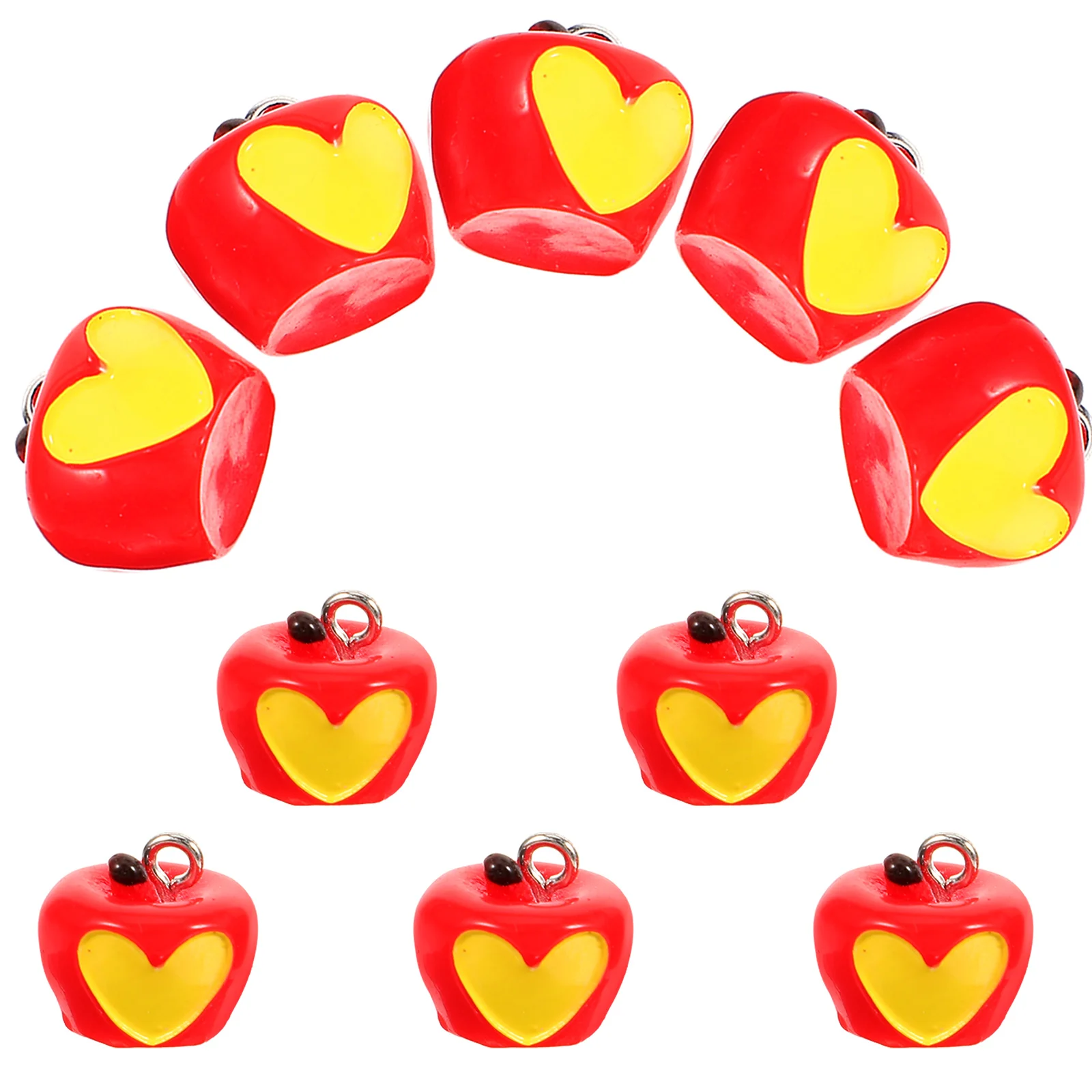 10 Uds. De dijes de llavero colgante para pulseras, Mini accesorios para manualidades para hacer joyas