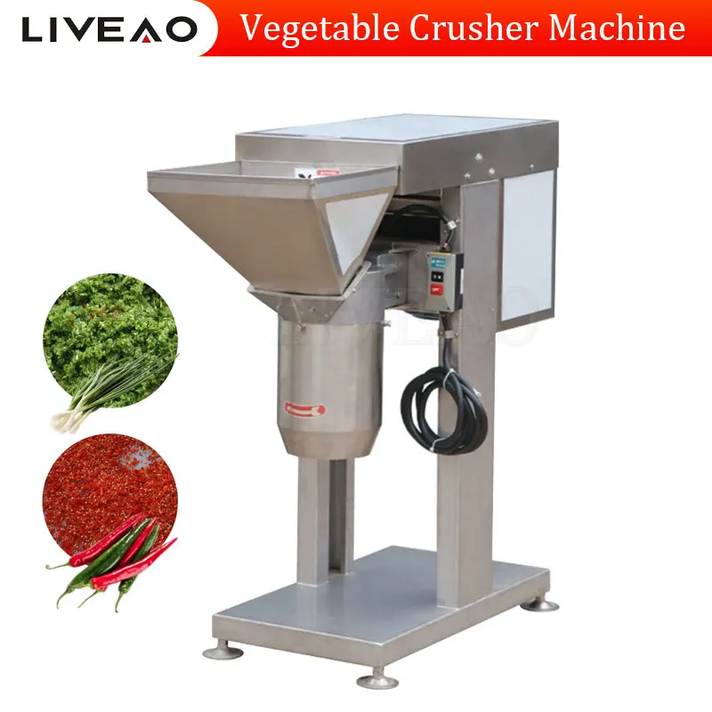 

Garlic Mincer Chopper Chili Pepper Mincer Crusher Machine Minced Carrot Cabbage Ginger Onion Cutting Machine