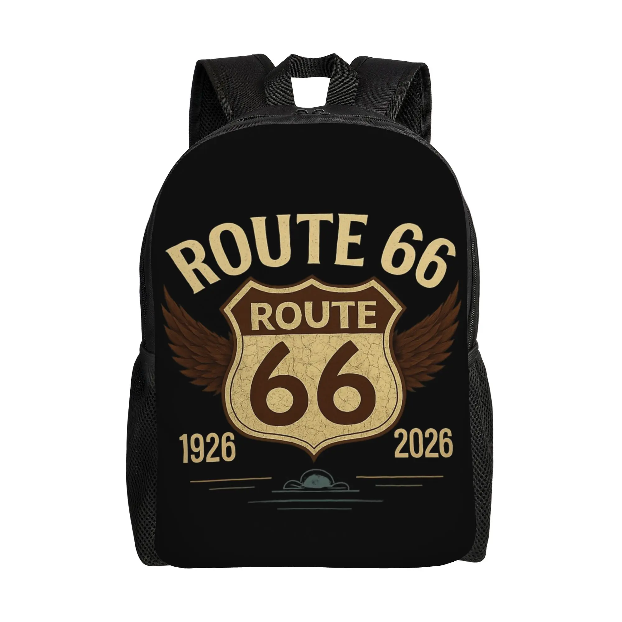 

Рюкзак Route-66 100 Years Wings & Horizon для мужчин, женщин, подростков, деловой рюкзак, дорожная сумка для путешествий и приключений, студенческая холщовая сумка, сумка для активного отдыха