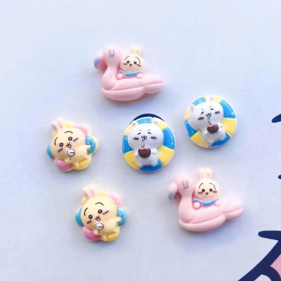 Cartoon Niedliche Yiji DIY Kleber-Harz Schmuckzubehör Handyhülle Schlüssel Haarspange Stirnband Accessoires Hachiware USAGI – Detail 5