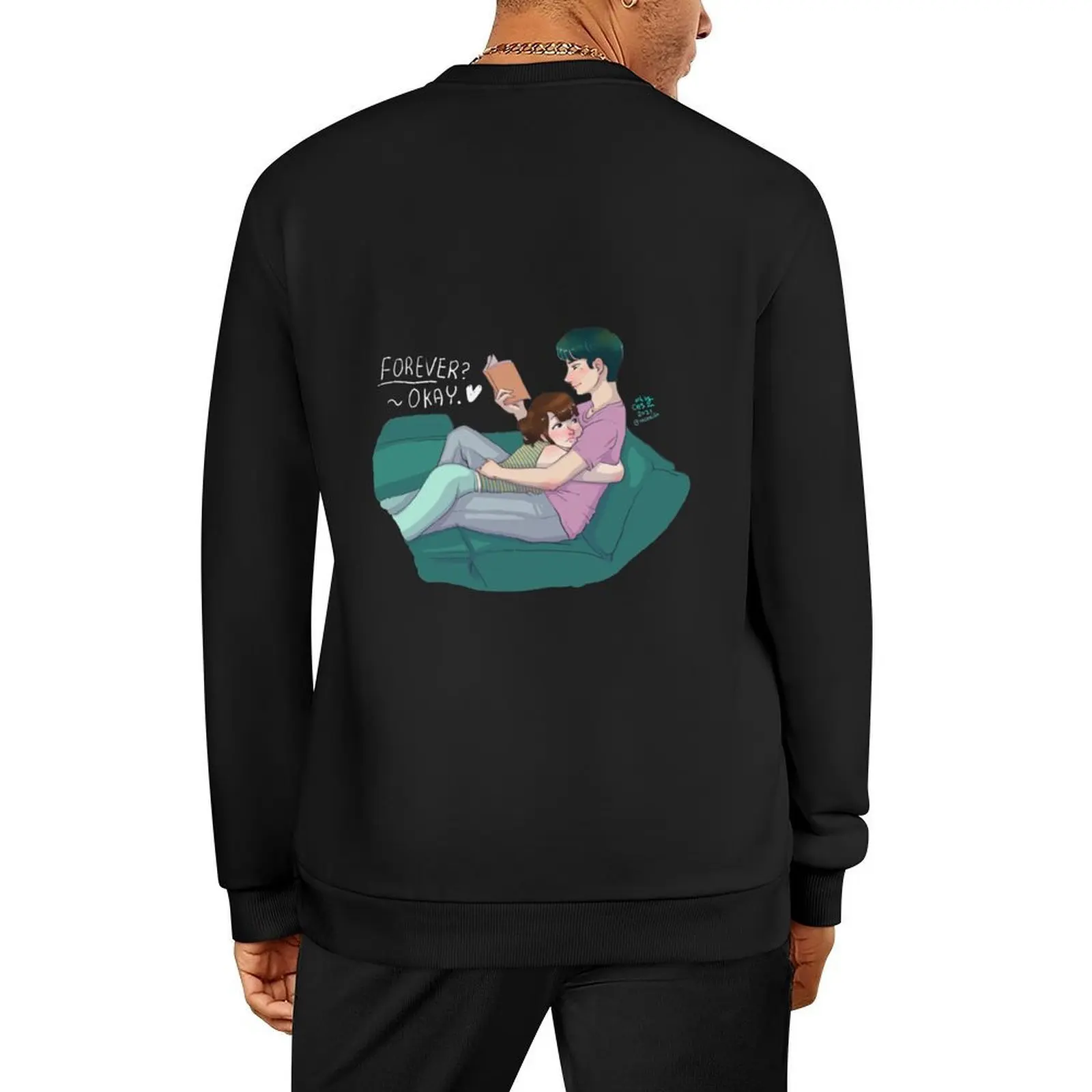 

Doom At Your Service (2021) Kdrama Fanart Design 02 Pullover men's winter sweater tracksuits sweatshirt for men