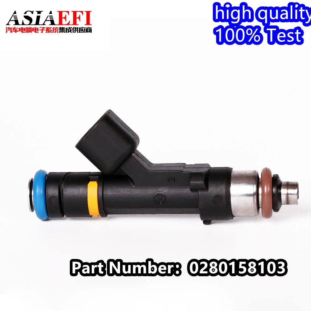

4pcs High Quality Fuel Injector L3G5-13-250 0280158103 For Mazda 3 5 6 MX-5 MX5 Miata 1.8L 2.0L 2.3L L3G5-13-250 L3G513250 Ford