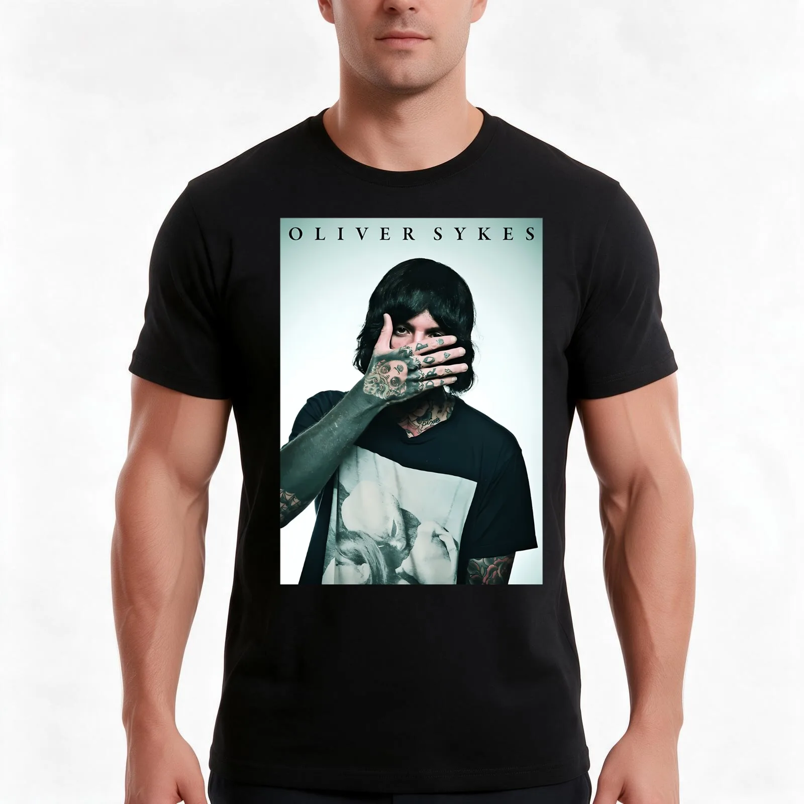 BEST MERCH / OLIVER SYKES T-Shirt Summer Casual Cotton Tee Oversized Streetwear Tops Vintage Graphic Print Unisex Men Women