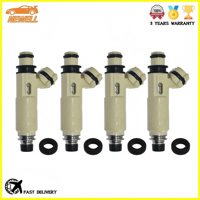 4pcs 35310-23700 3531023700 842-12271 FJ906 Fuel Injector For 2003-2006 Hyundai Elantra 2005-2007 Kia Spectra5 Sportage 2.0L I4