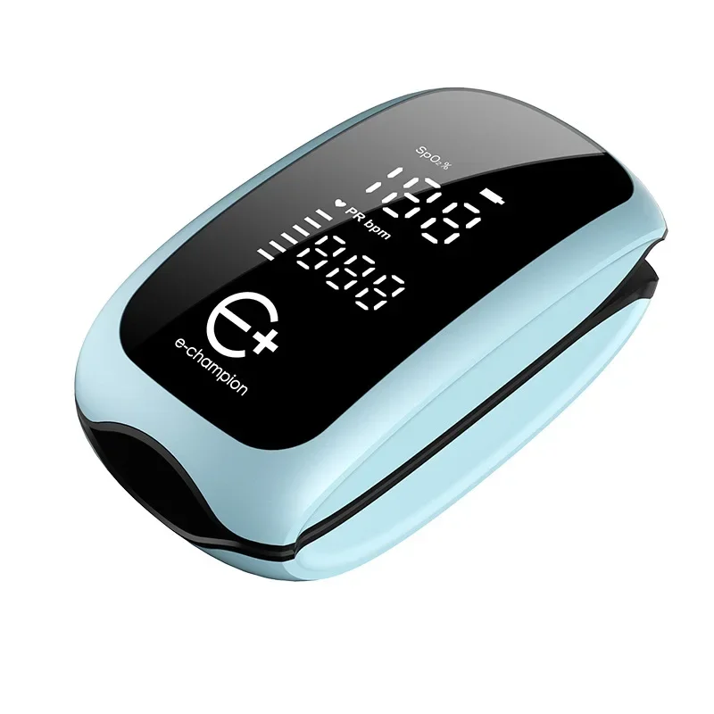 Rechargeable Medical Oximeter Strap Lanyard Fingertip Pulse Oximeter Blood Oxygen Saturation Monitor Digital LED Display Child gallery 2