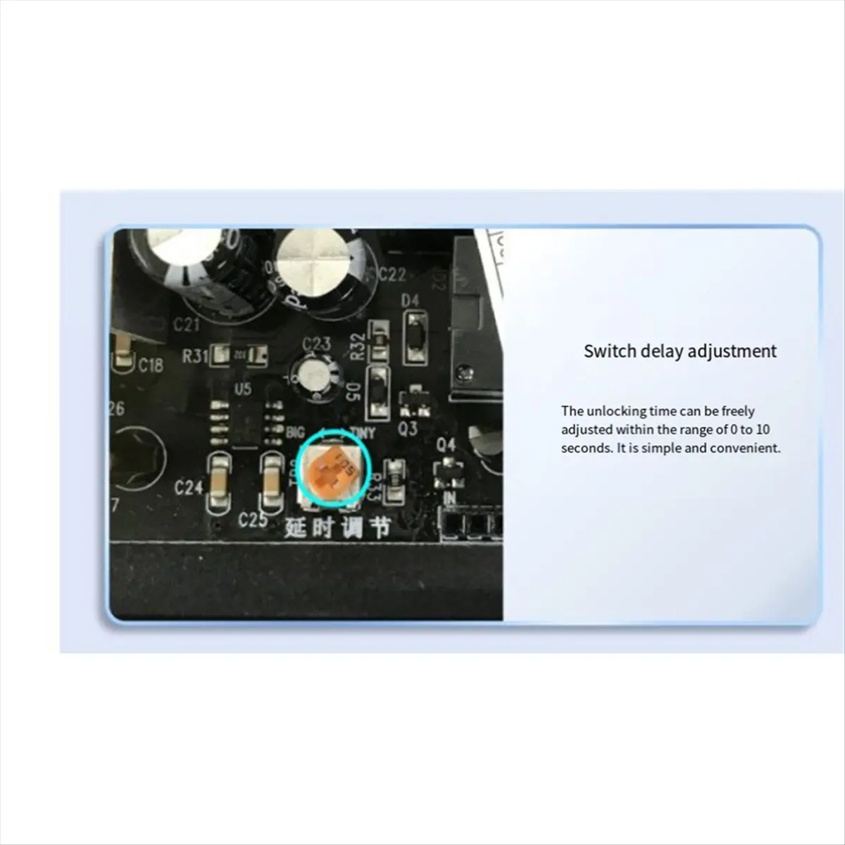 Stable- DC 12V-14V 5A Access Control Switch Power Supply 2Lock Double Relay Door Power Source AC110-230V Work for Video Intercom