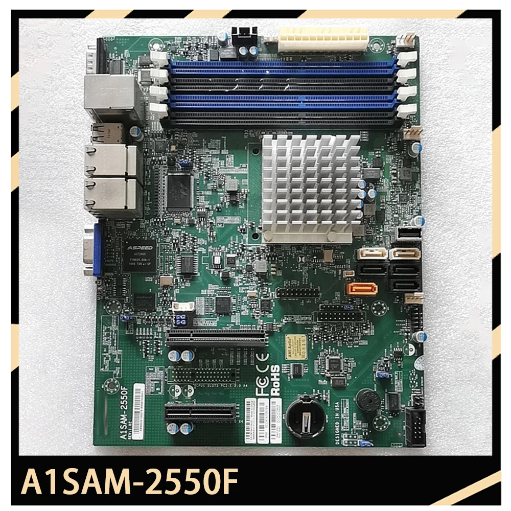 For Supermicro Equi-pment motherboard A1SAM-2550F