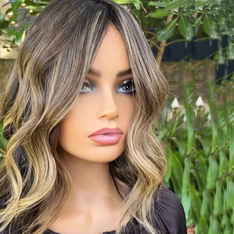 13x6/360 الدانتيل الجبهة الباروكات أشقر بني # 4/27 تسليط الضوء على قصيرة متموجة بوب الباروكات غلويليس 5x5 الحرير العلوي الدانتيل إغلاق الباروكات عقدة ابيض