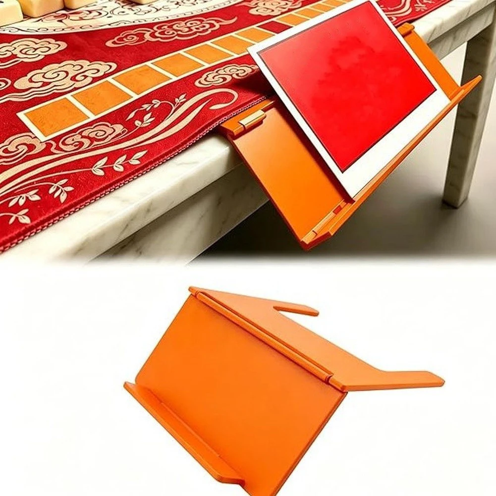 1pc For Mahjong Card Holder Space-Saving Comfortable Angled Viewing Under-Mat Slide-In Card Holder For Mahjong Decks