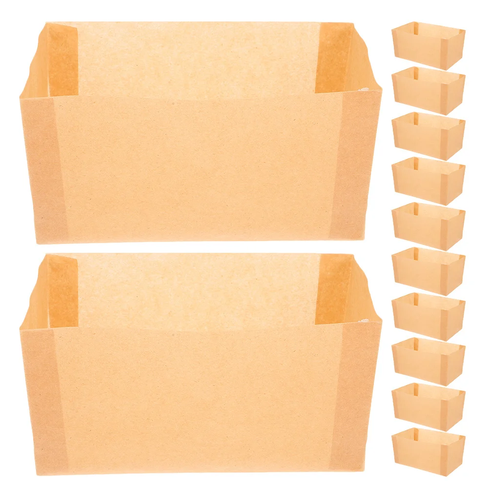 

100Pcs Bread Loaf Pan Liners Nonstick Greaseproof Baking Paper for Toast Cake Pan Baking Accessories Toast Paper Liners