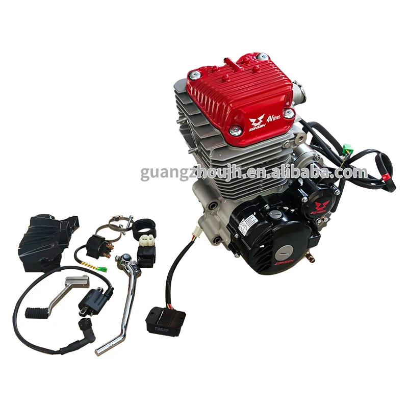 Off-Road motorcycle engine CB250R ZS172FMM-6 air cooling 4 stroke  valve 250cc  with 5 gearshift